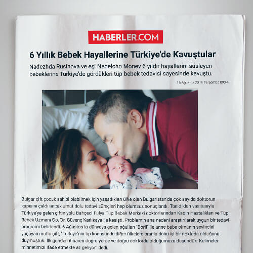 6 Yıllık Bebek Hayallerine Türkiye’de Kavuştular
