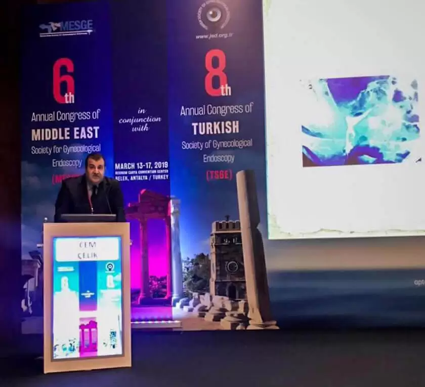 bahceci haberler doc dr cem celik ortadogu jinekolojik endoskopi toplantisinda 1 Bahçeci Tüp Bebek Merkezi