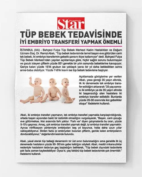 Tüp Bebek Tedavisinde İyi Embriyo Transferi Yapmak Önemli