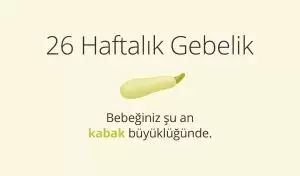 Adım Adım Gebelik: Hamilelikte 26. Hafta