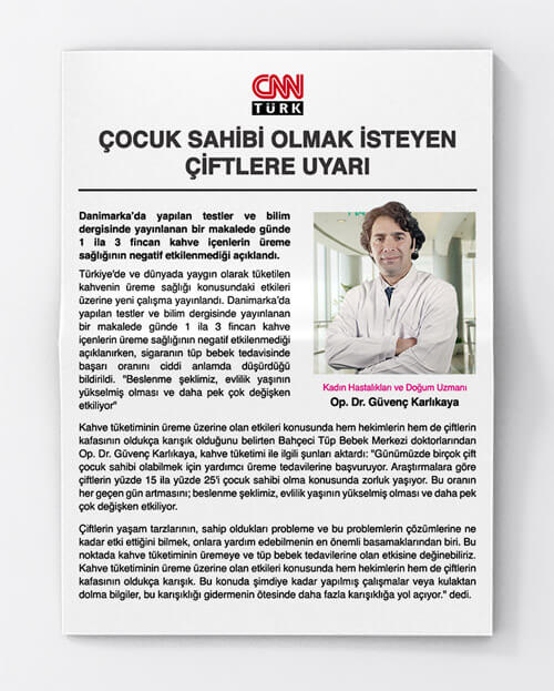 Çocuk Sahibi Olmak İsteyen Çiftlere Uyarı! Doktorumuz CNN Türk’e Anlattı!