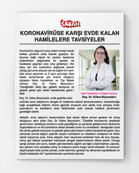 Koronavirüse Karşı Evde Kalan Hamilelere Tavsiyeler