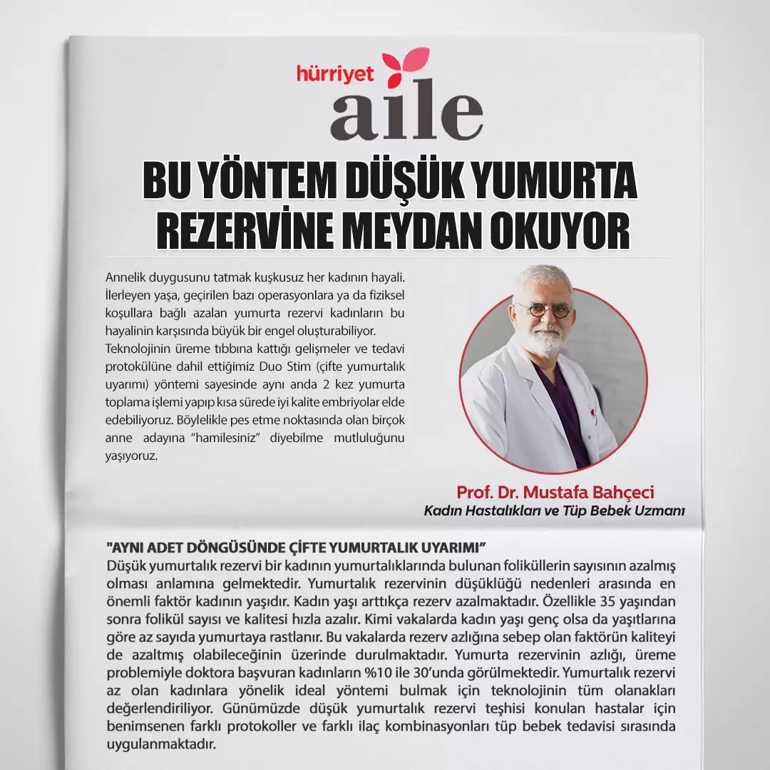 Bu Yöntem Düşük Yumurta Rezervine Meydan Okuyor