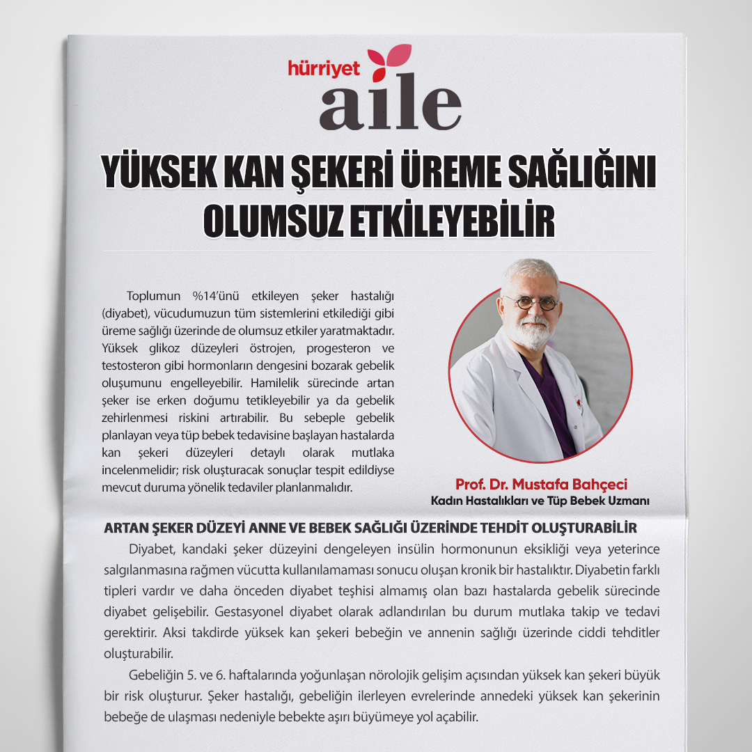 Yüksek Kan Şekeri Üreme Sağlığını Olumsuz Etkileyebilir!