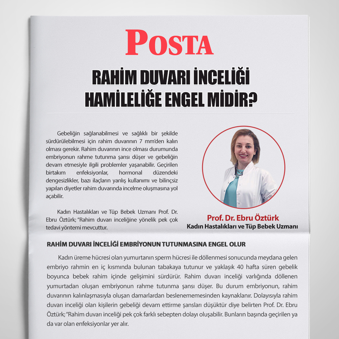 Rahim Duvarı İnceliği Hamileliğe Engel Midir?