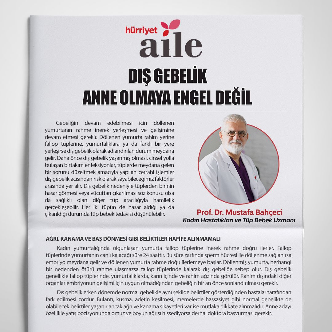 Dış Gebelik Anne Olmaya Engel Değil!