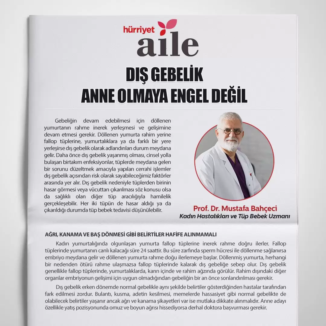 Dış Gebelik Anne Olmaya Engel Değil!