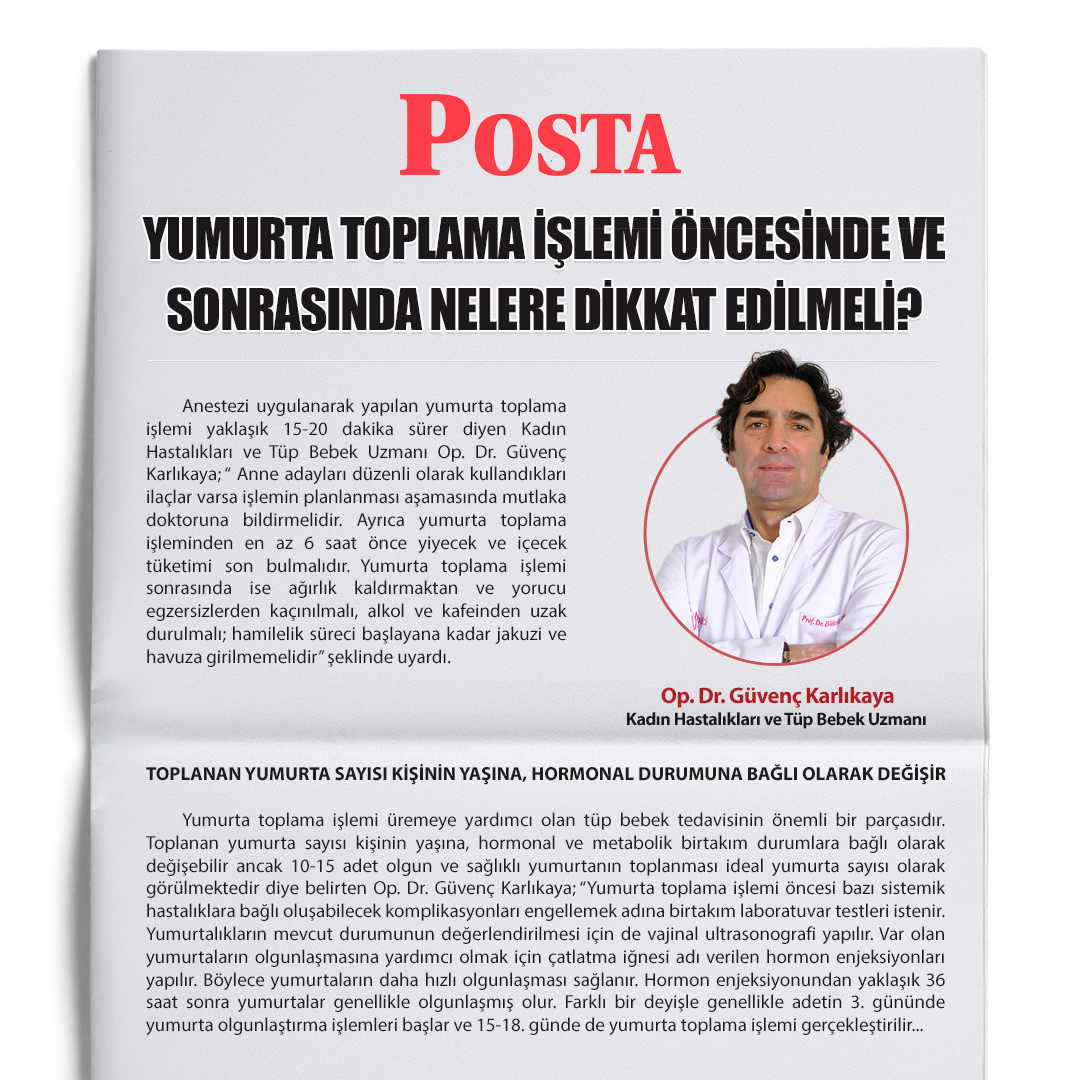 Yumurta Toplama İşlemi Öncesinde ve Sonrasında Nelere Dikkat Edilmeli?