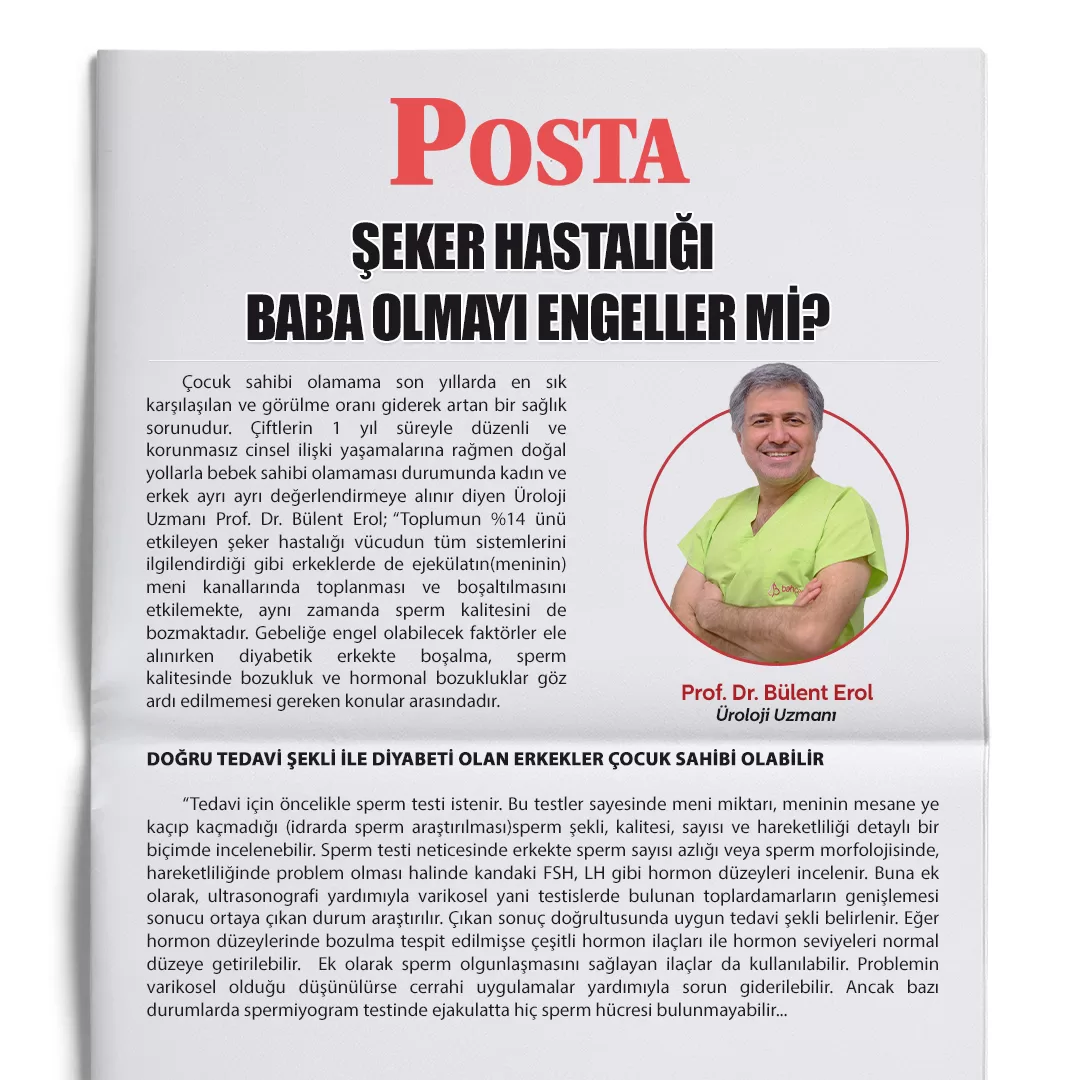 Şeker Hastalığı Baba Olmayı Engeller mi?