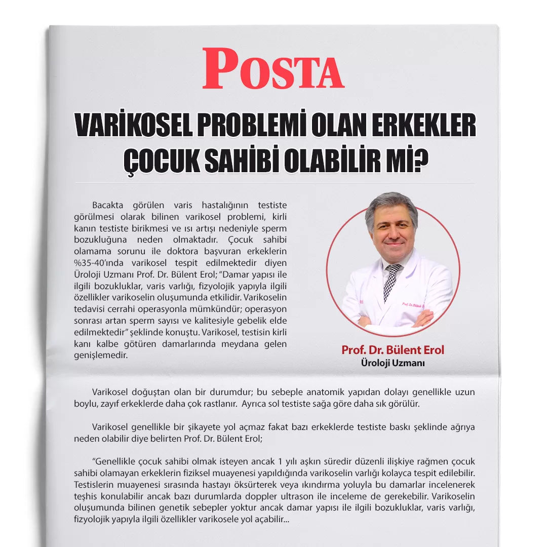 Varikosel Problemi Olan Erkekler Çocuk Sahibi Olabilir Mi?