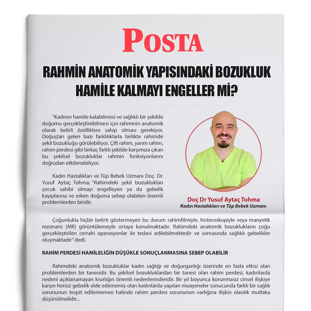 Rahmin Anatomik Yapısındaki Bozukluk Hamile Kalmayı Engeller Mi?