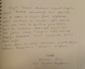 Vizita e Ambasadorës Turke znj. Kivilcim Kiliç