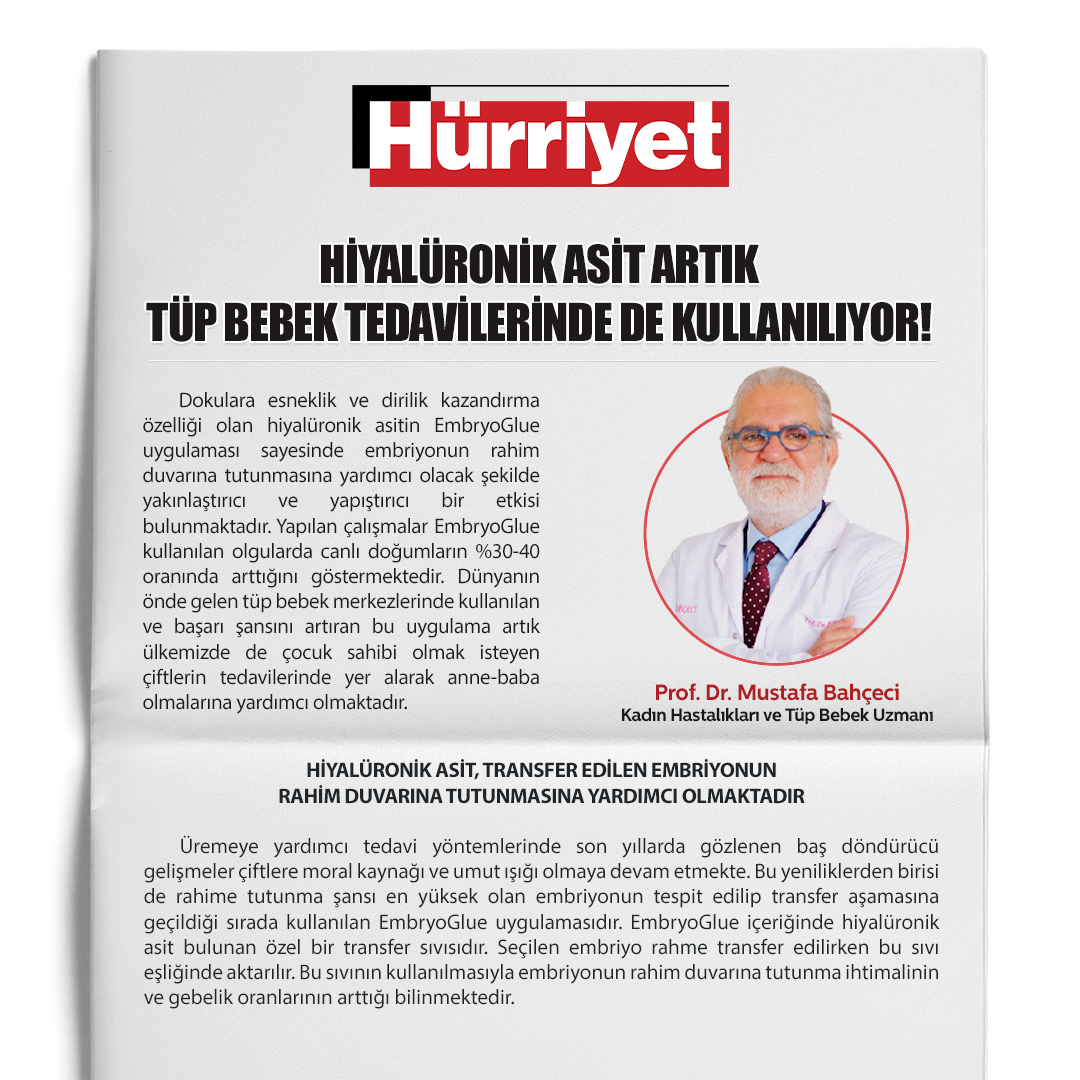 Hiyalüronik Asit Artık Tüp Bebek Tedavilerinde de Kullanılıyor!