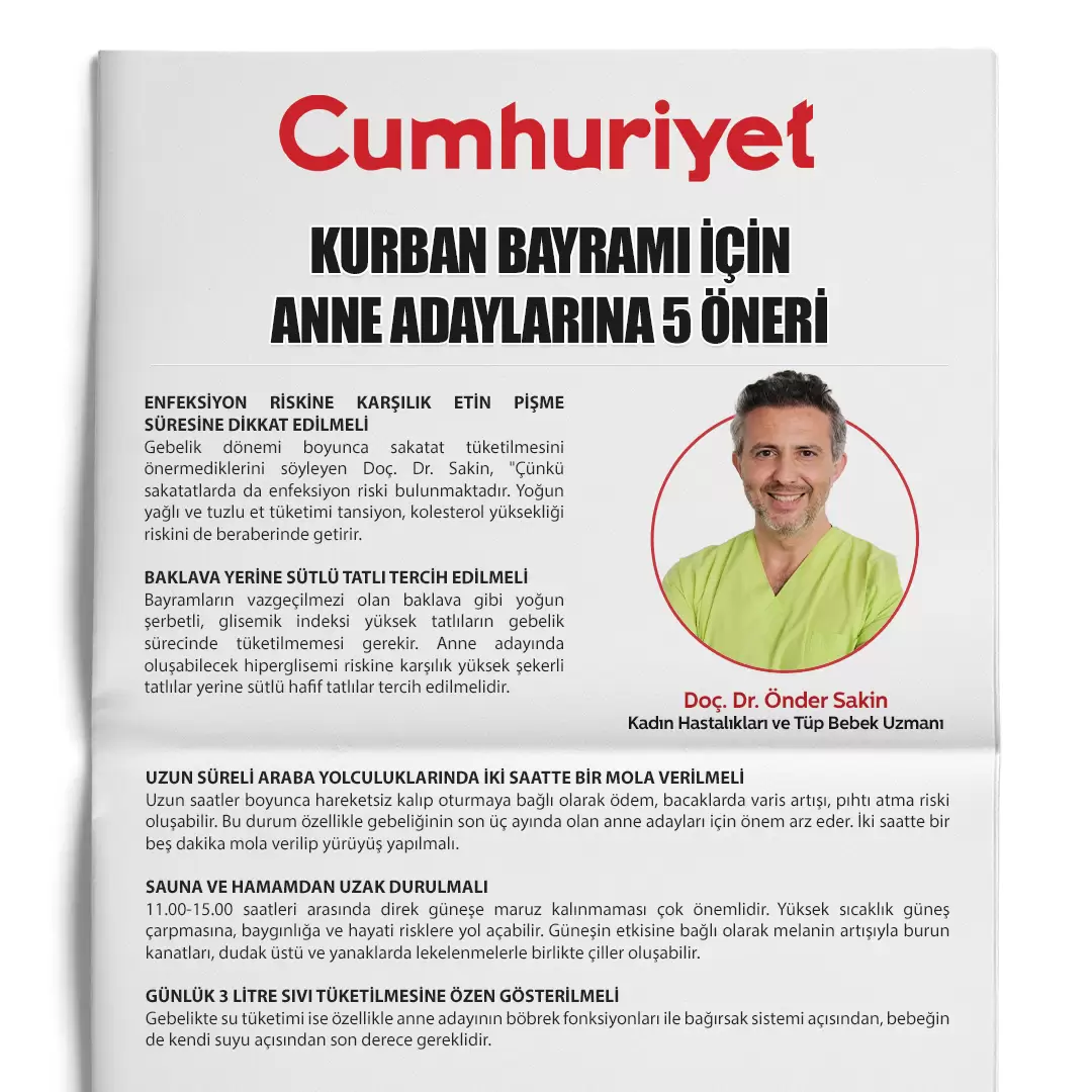 Kurban Bayramı için Anne Adaylarına 5 Öneri