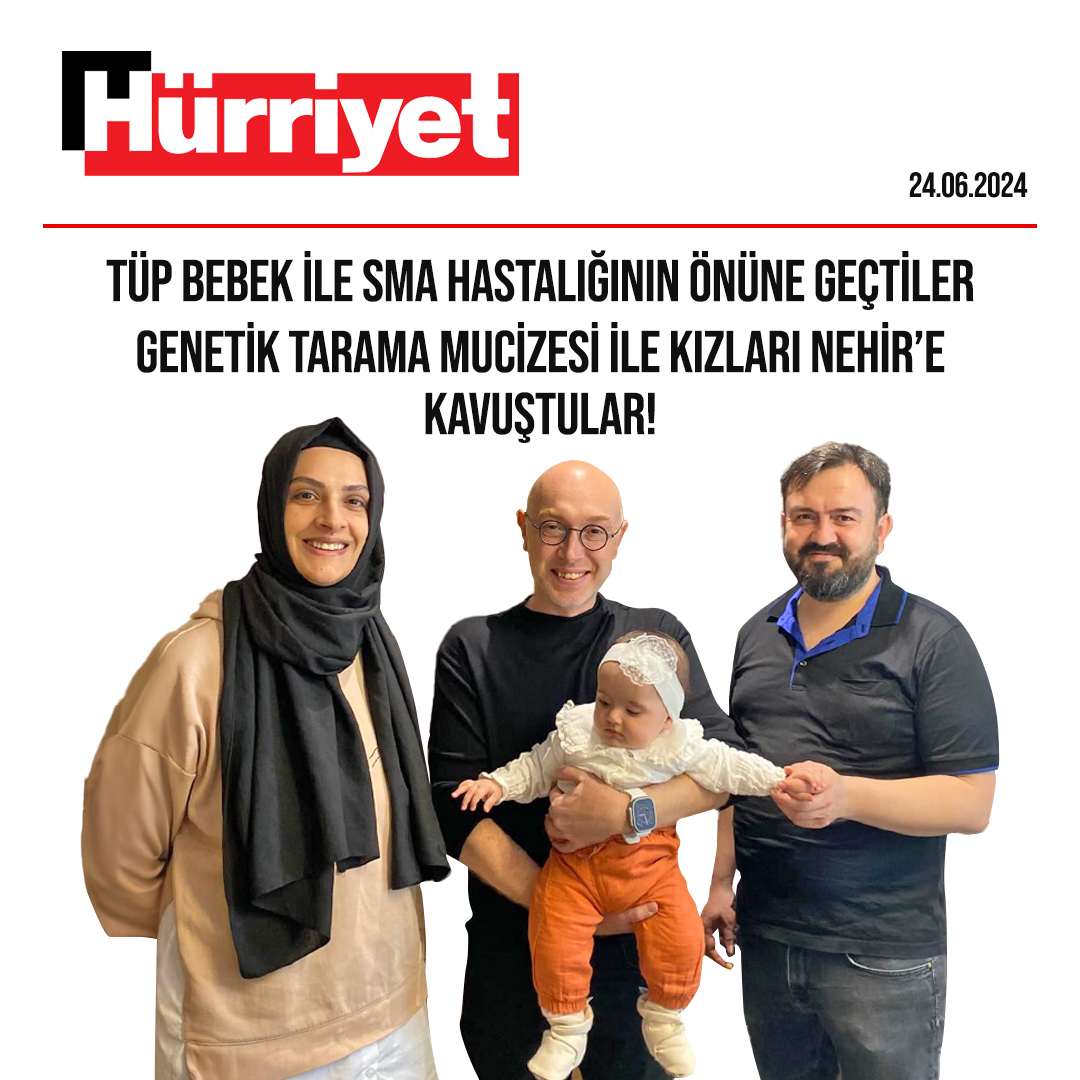 Tüp Bebek İle SMA Hastalığının Önüne Geçtiler! Genetik Tarama Mucizesi İle Kızları Nehir’e Kavuştular!