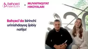 Bahçecida birinchi urinishdayoq ijobiy natija